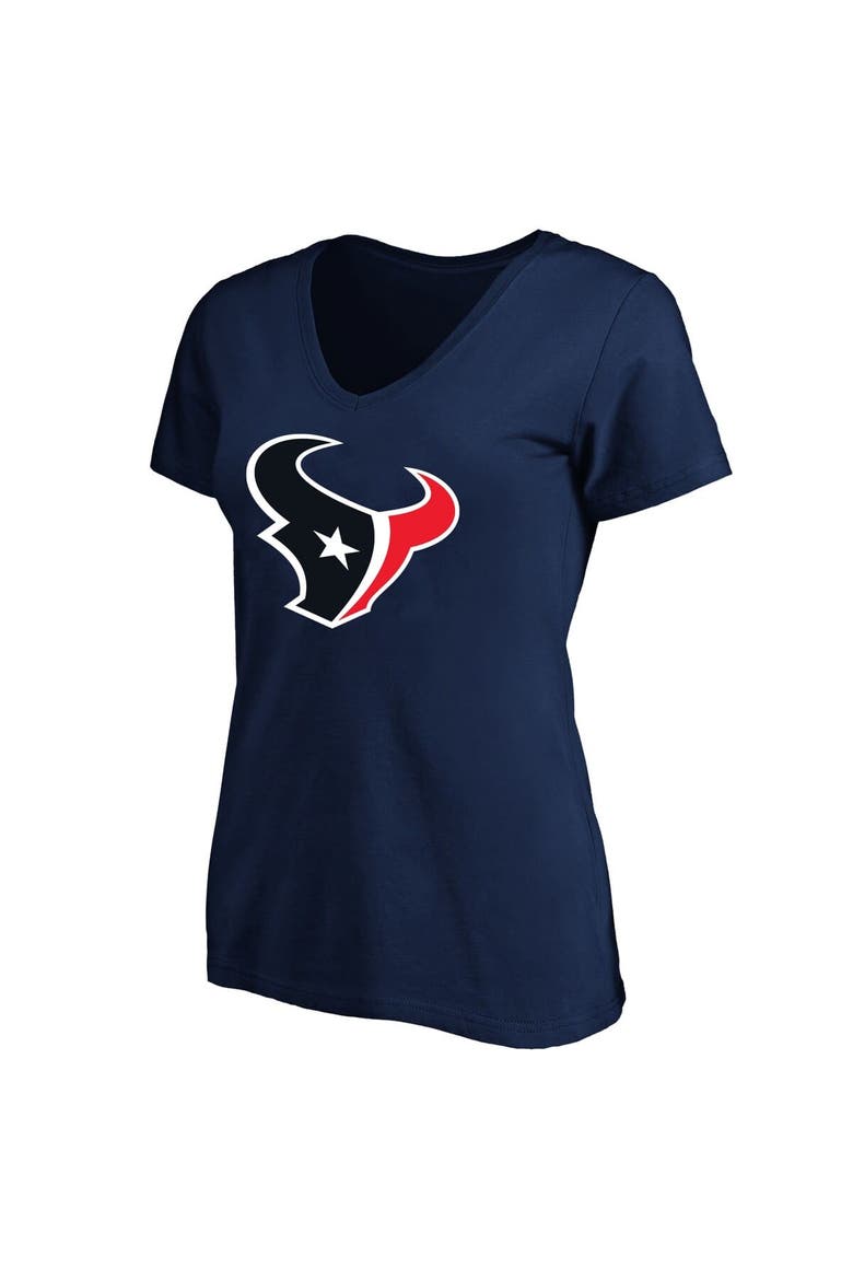 Women's C.J. Stroud Navy Houston Texans Plus Size Fair Catch Name & Number Scoop Neck T-Shirt, Alternate, color, Navy