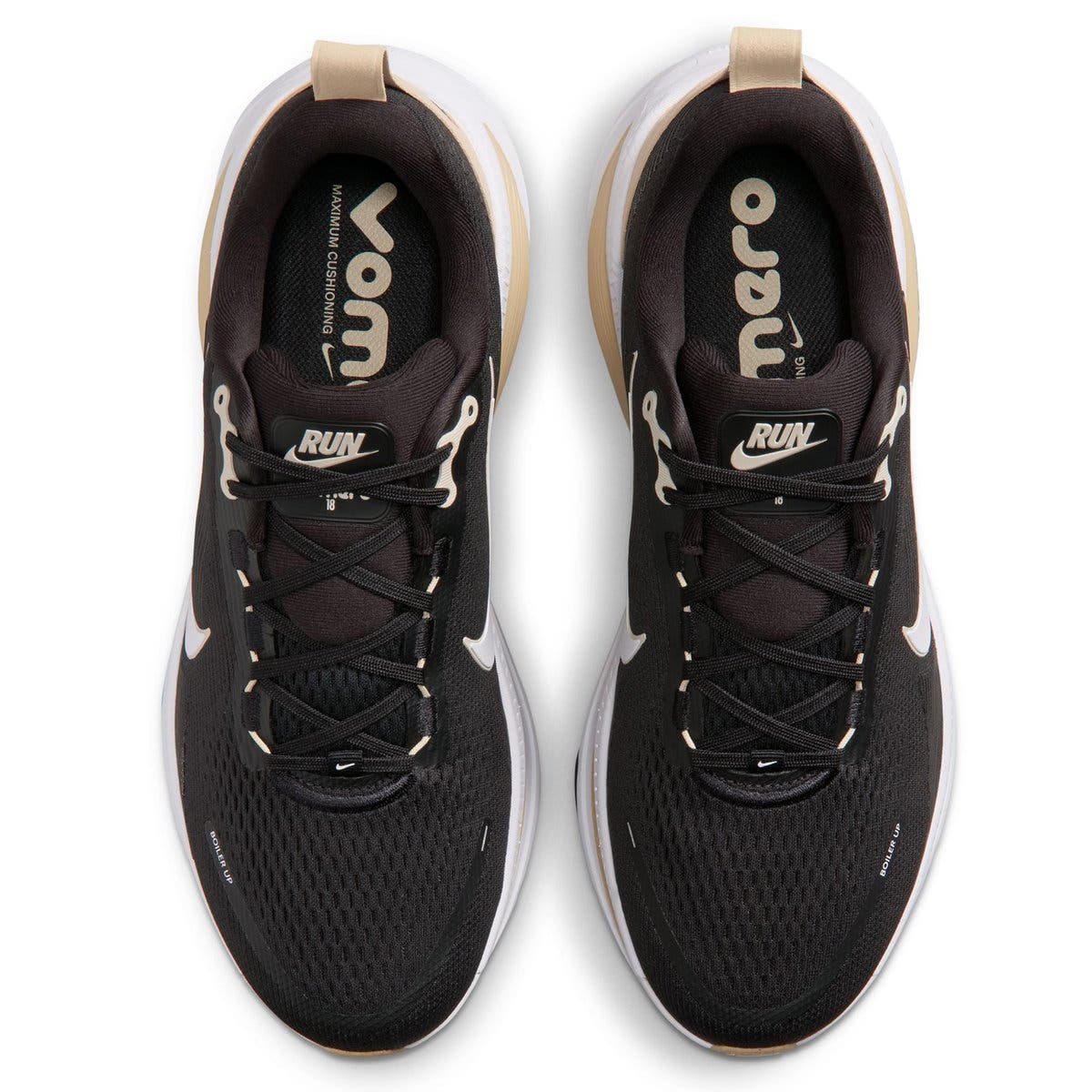 Men's Nike Purdue Boilermakers Vomero 18 Running Shoes, Alternate, color, Black