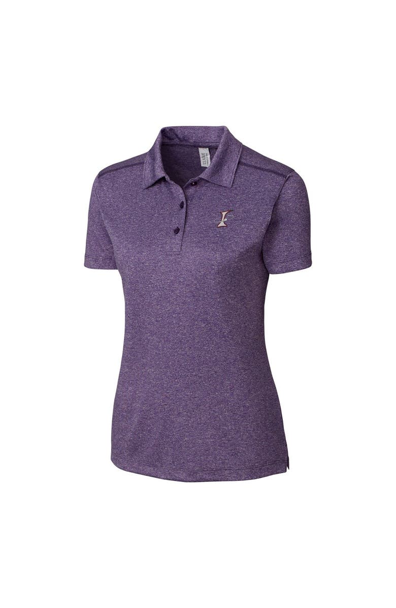 Cutter & Buck Women's Cutter & Buck Heather Purple Albuquerque Isotopes Clique Charge Active Polo, Alternate, color, Heather Purple