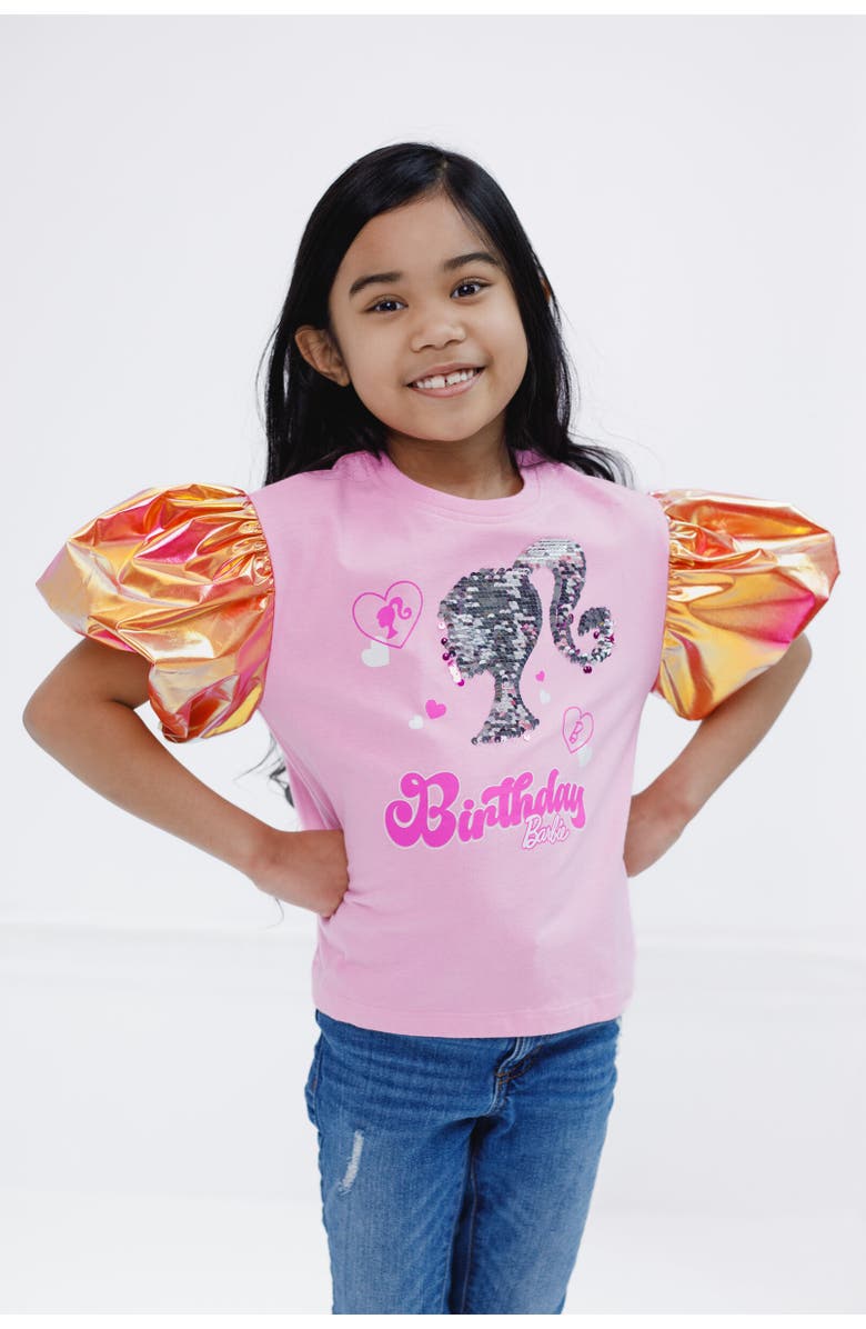 Barbie Birthday T-Shirt, Alternate, color, Pink