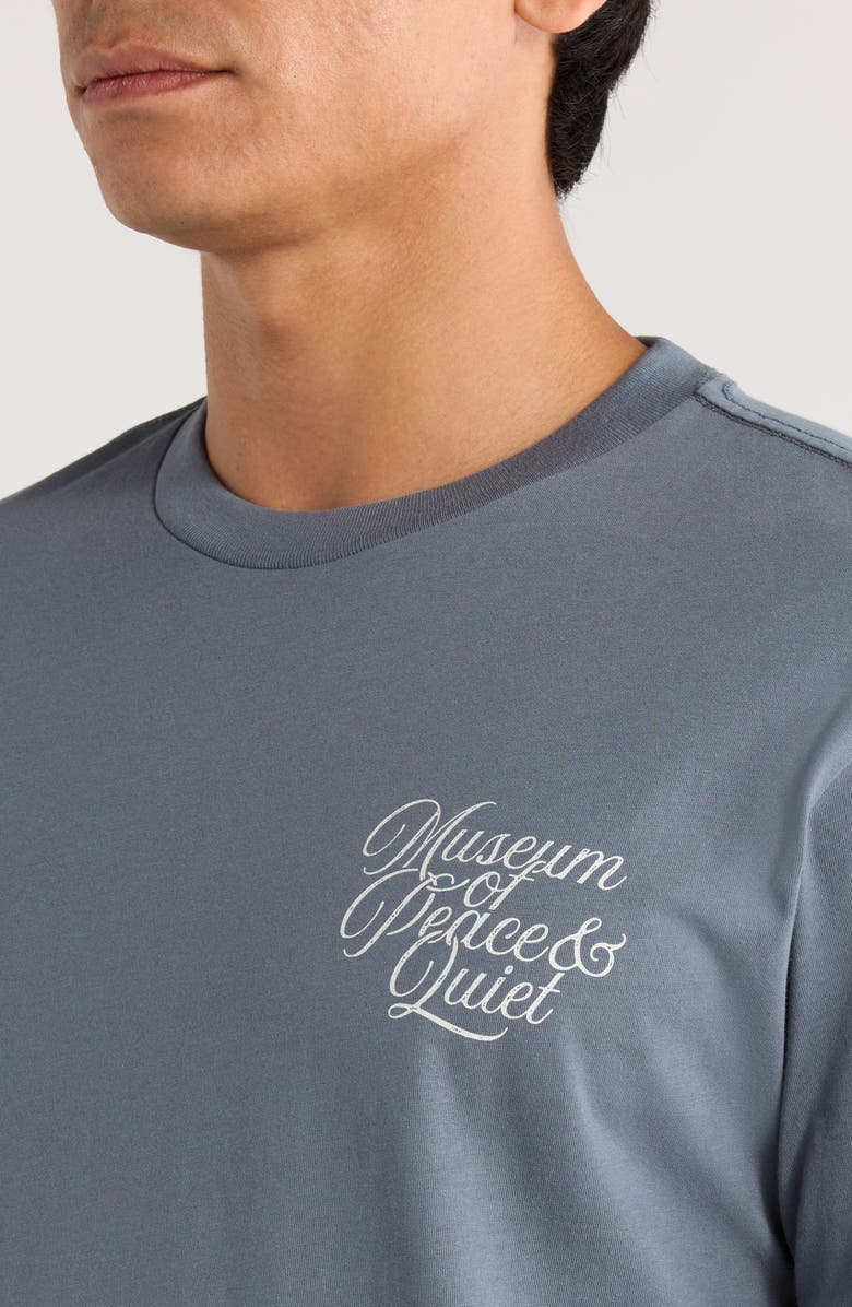 Museum of Peace & Quiet Scribe Graphic T-Shirt, Alternate, color, Slate