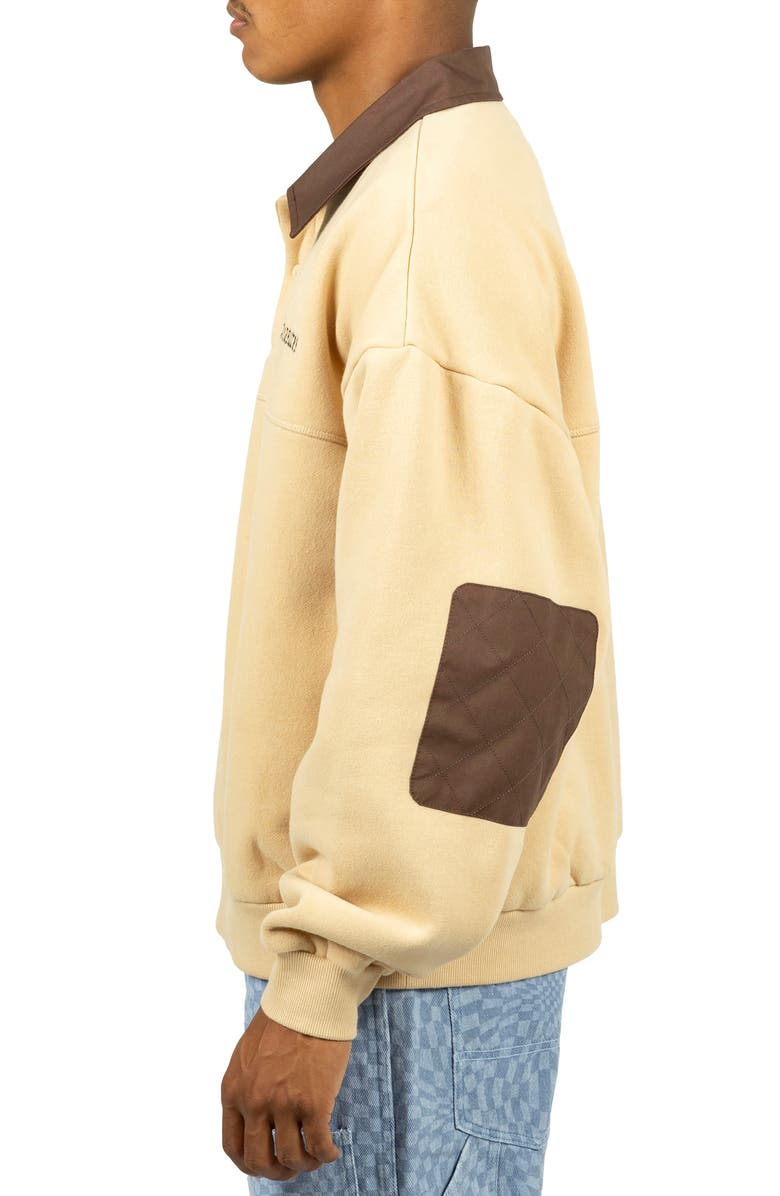 PLEASURES Tweak Polo Sweatshirt, Alternate, color, 