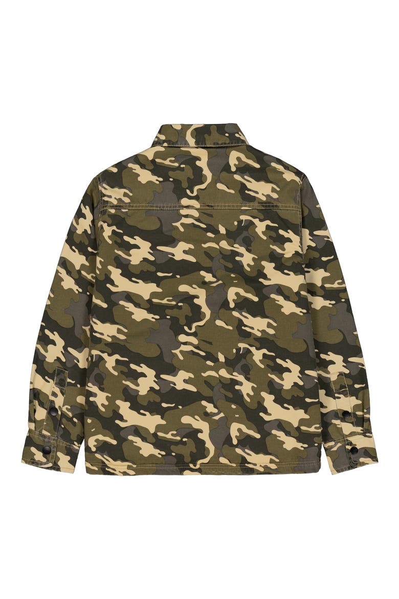 Kids' Camo Snap-Front Jacket, Alternate, color, CAMO