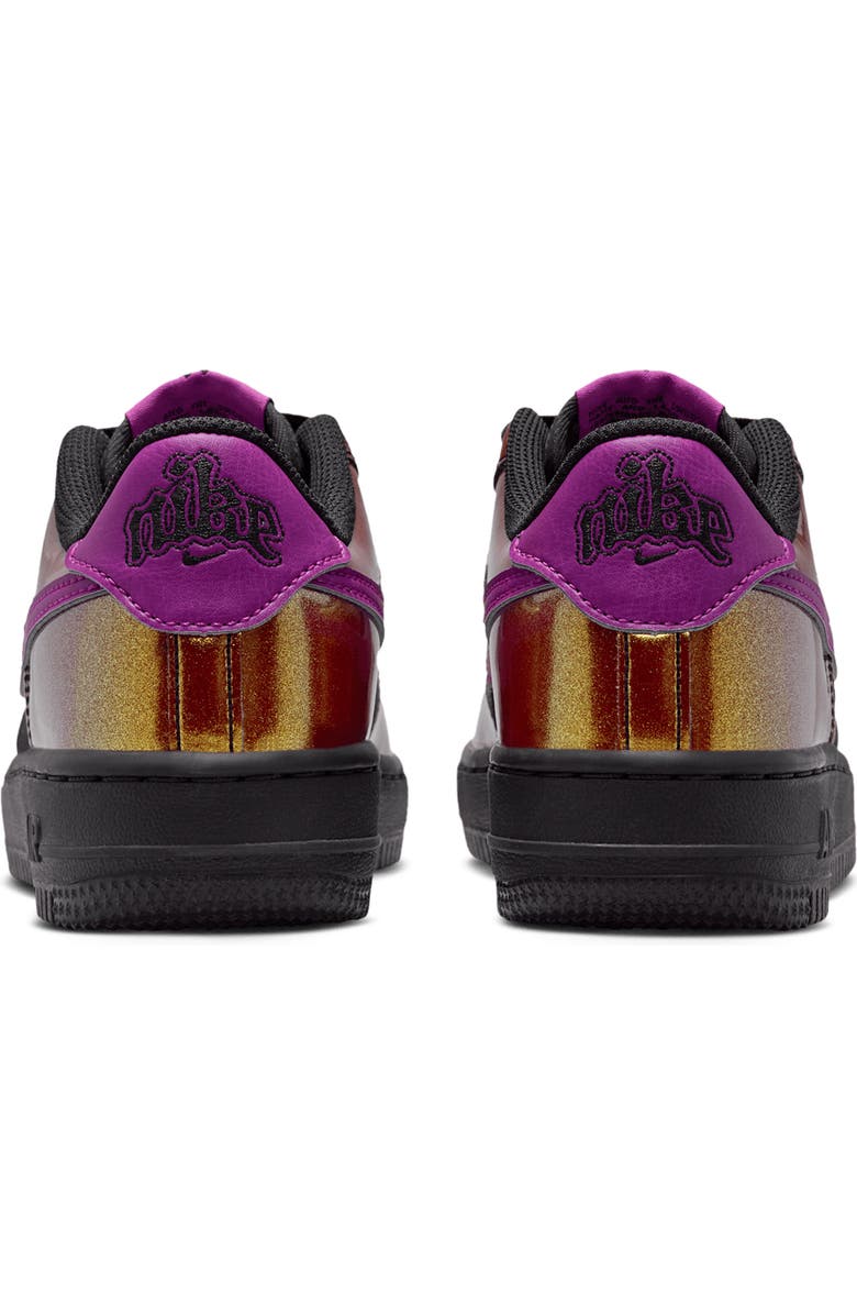 Nike Kids' Air Force 1 LV8 4 Sneaker, Alternate, color, Black/ Bold Berry