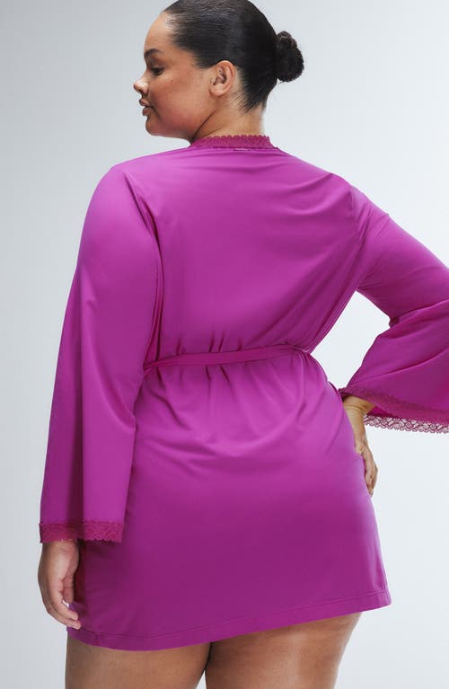 Savage X Fenty Snug Hug Short Robe In Try Me Purple