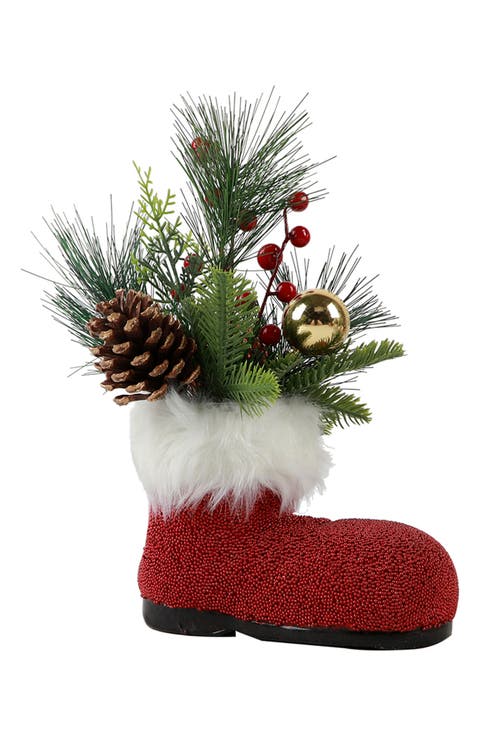 Christmas Mix In Santa Boot Decor