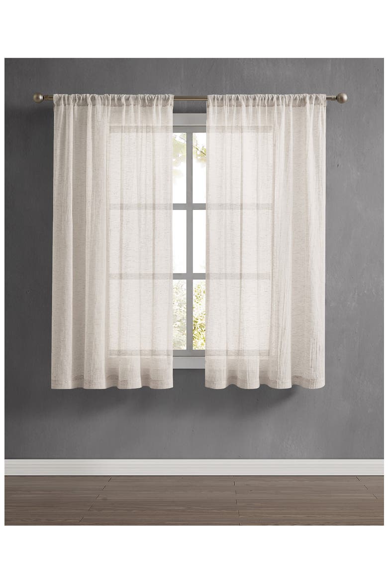 Charter Crushed Set of 2 Curtain Panels, Alternate, color, OFF-WHITE