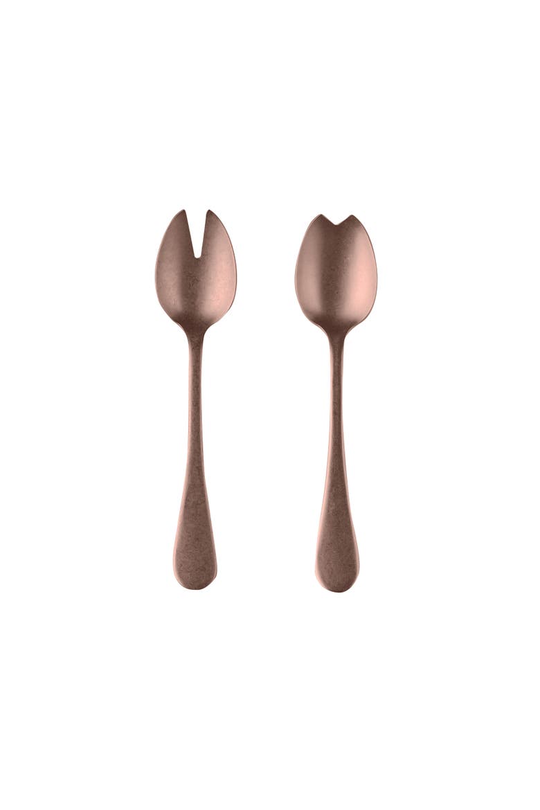 Vintage Salad Serving Set - 2 Pieces, Main, color, Bronze