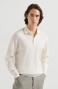 Brunello Cucinelli Cotton and cashmere knit polo