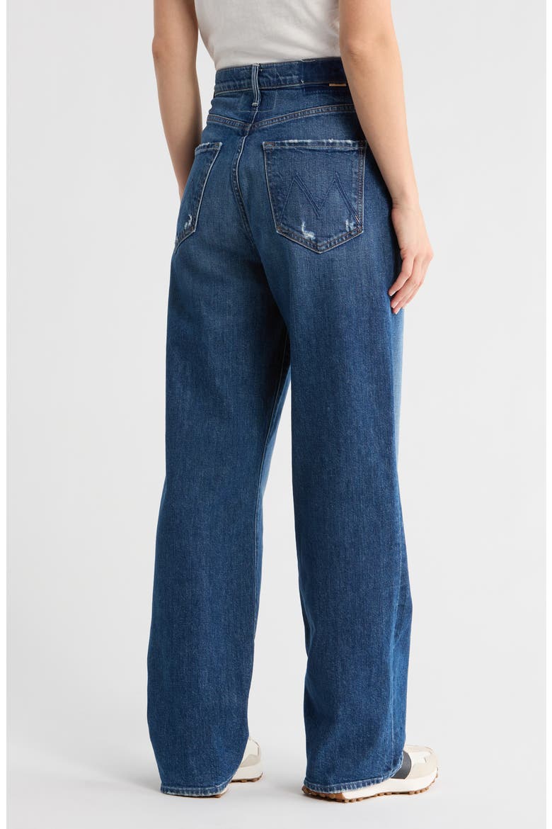 Tunnel Vision Sneak High Waist Relaxed Straight Leg Jeans, Alternate, color, MILE HIGH
