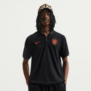Nike Men's Nike Black Netherlands National Team Dri-FIT Polo