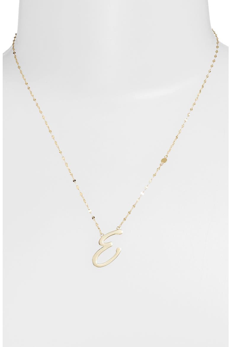 Jewelry 'Spellbound' Initial Pendant Necklace, Alternate, color, YELLOW GOLD/ E