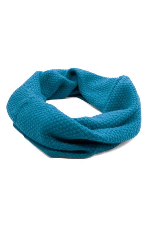 Popcorn Stitch Infinity Scarf