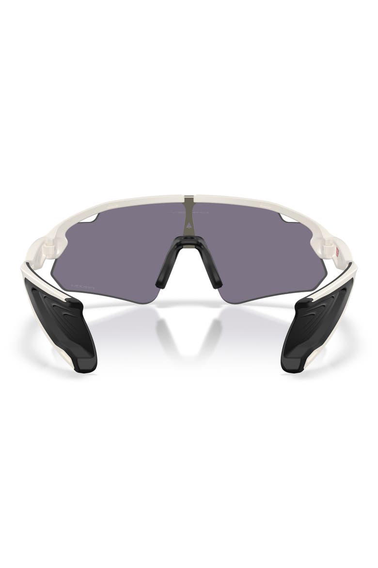 Stunt Devil 137mm Rectangle Shield Sunglasses, Alternate, color, MATTE MIST / PRIZM GREY