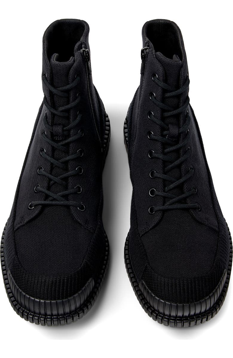 Camper Pix Combat Boot, Alternate, color, Black