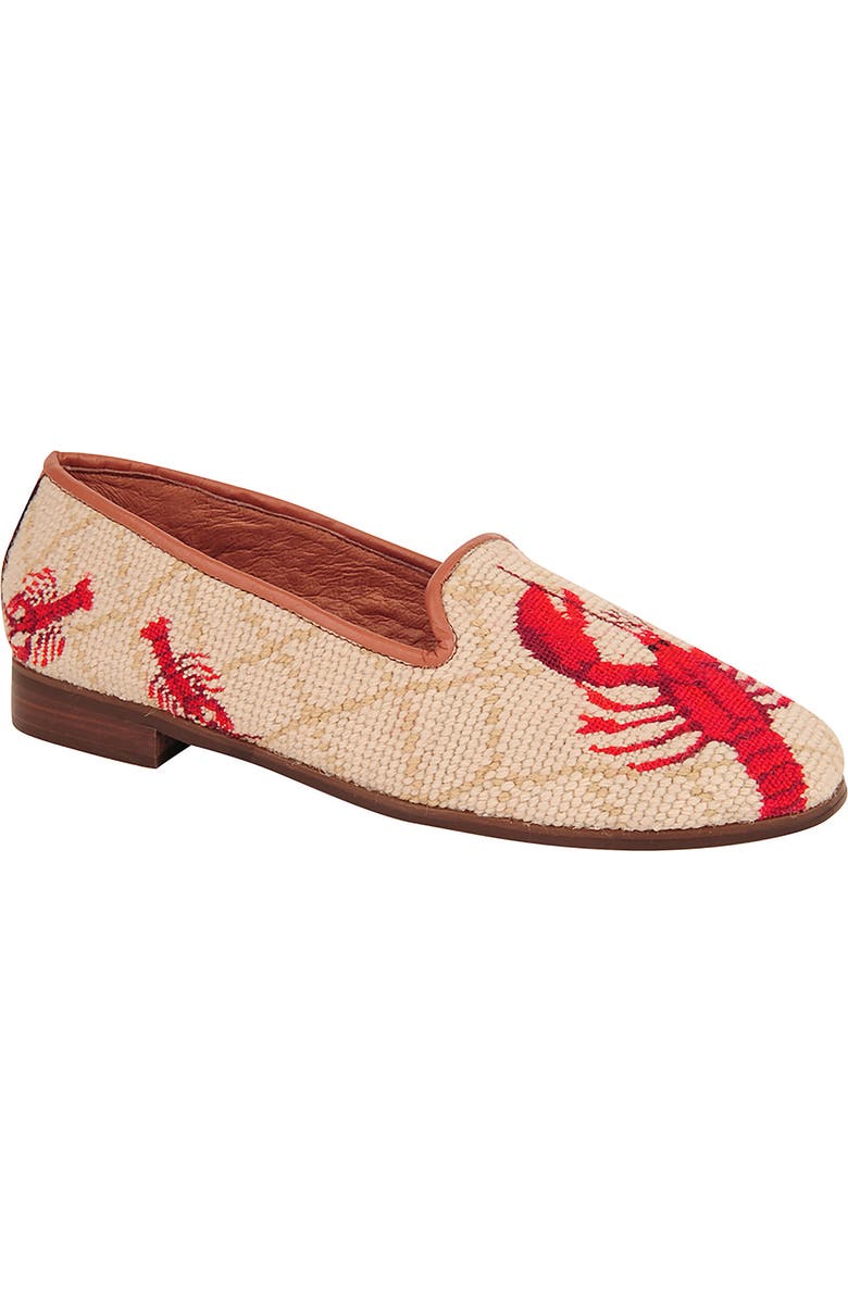 ByPaige BY PAIGE Needlepoint Lobster Flat, Main, color,