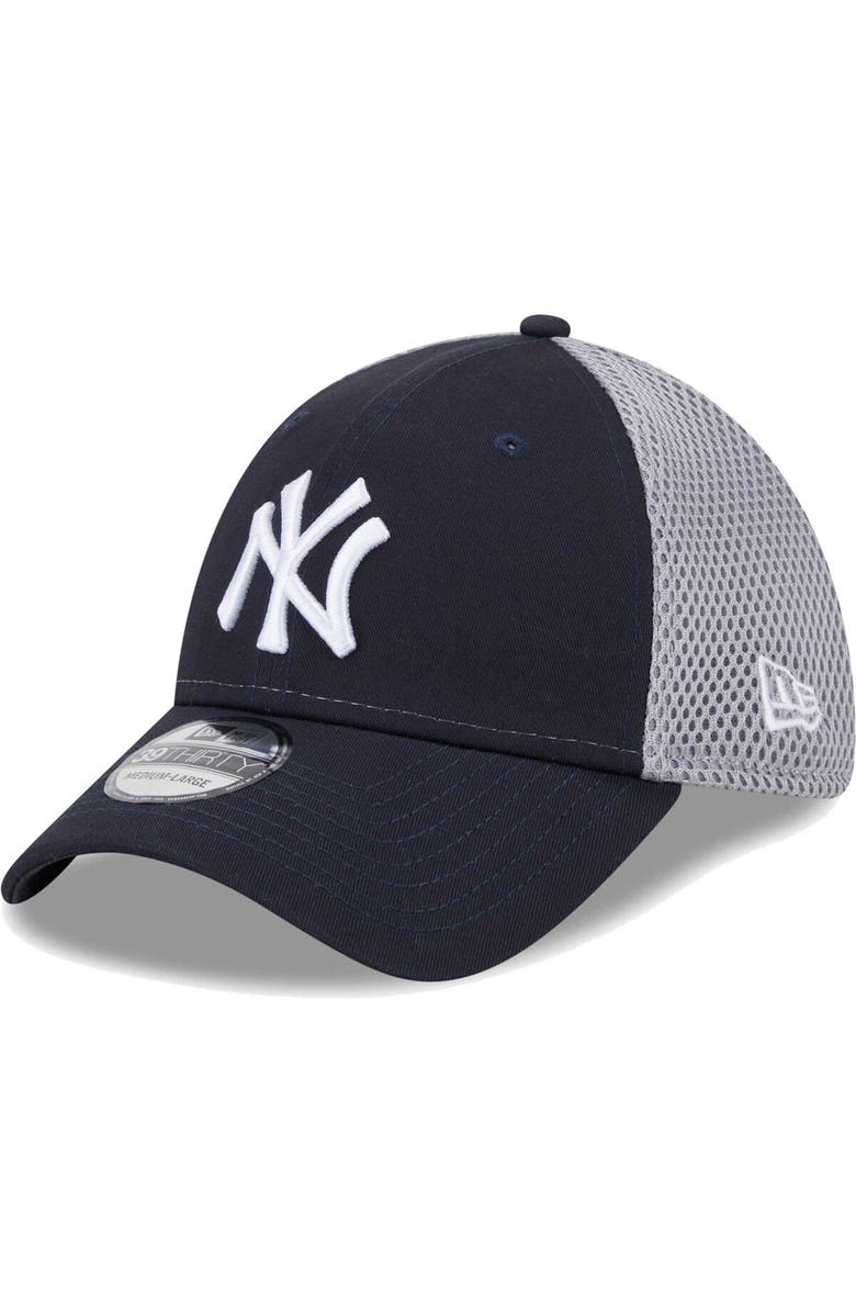 New Era Men's New Era Navy New York Yankees Team Neo 39THIRTY Flex Hat, Alternate, color, Navy