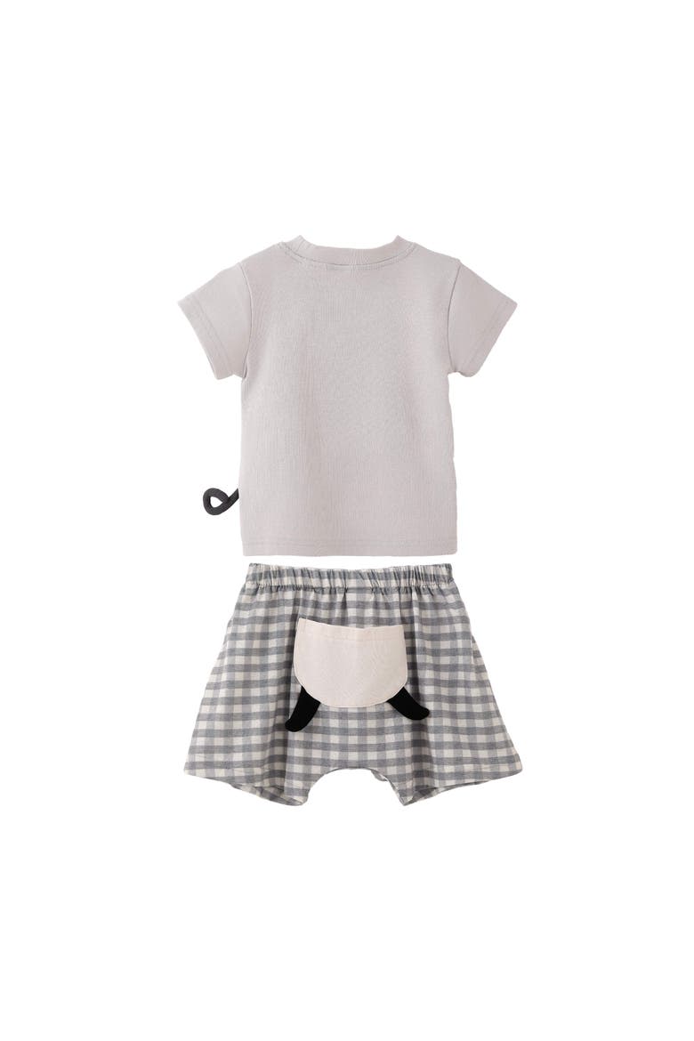 Dog Short Set, Alternate, color, Grey