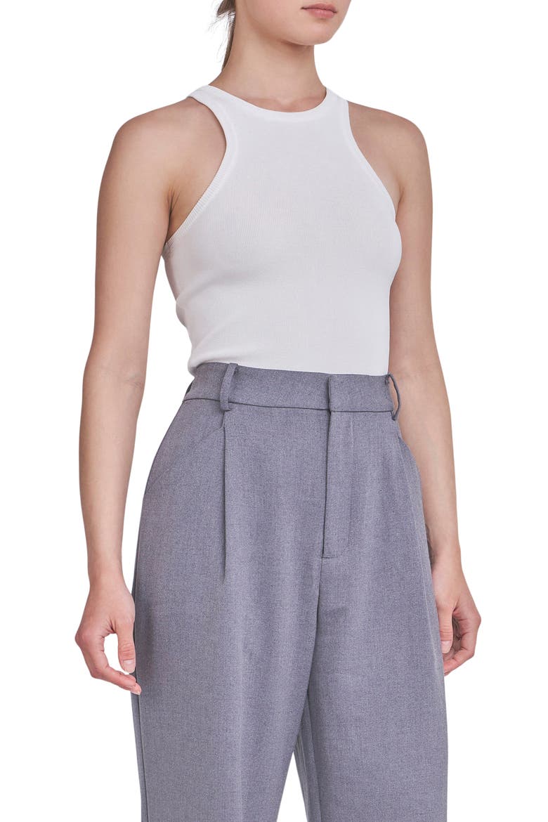 Basic Tank Top, Alternate, color, WHITE