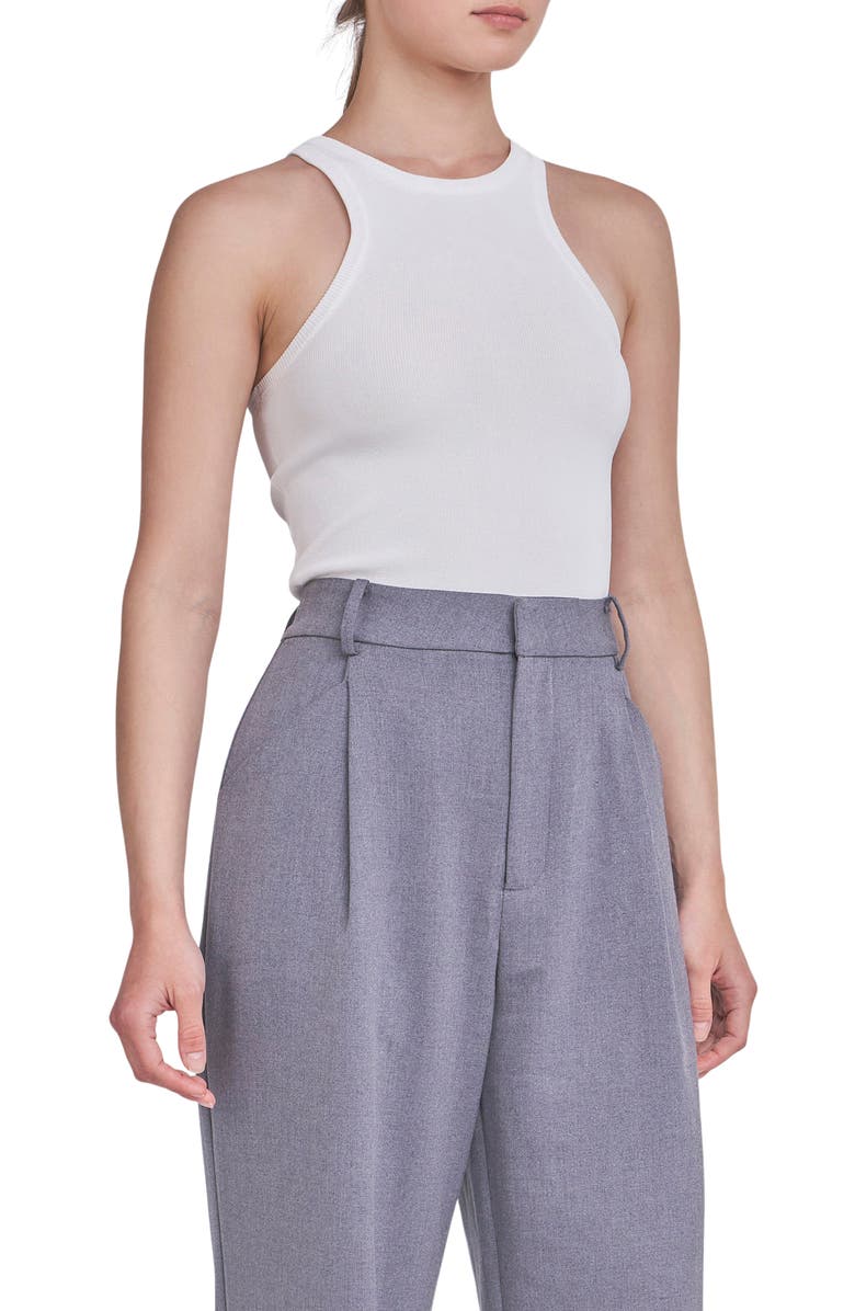 Endless Rose Basic Tank Top, Alternate, color, White