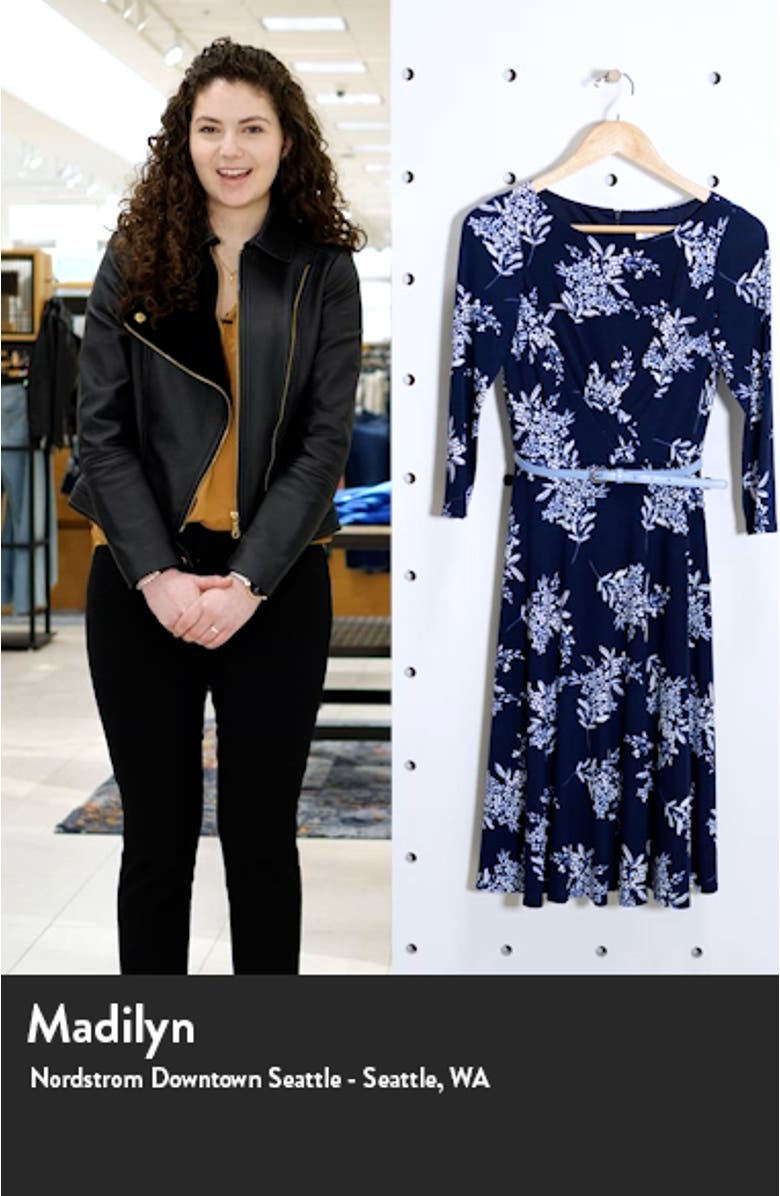 Belted Long Sleeve Dress, sales video thumbnail