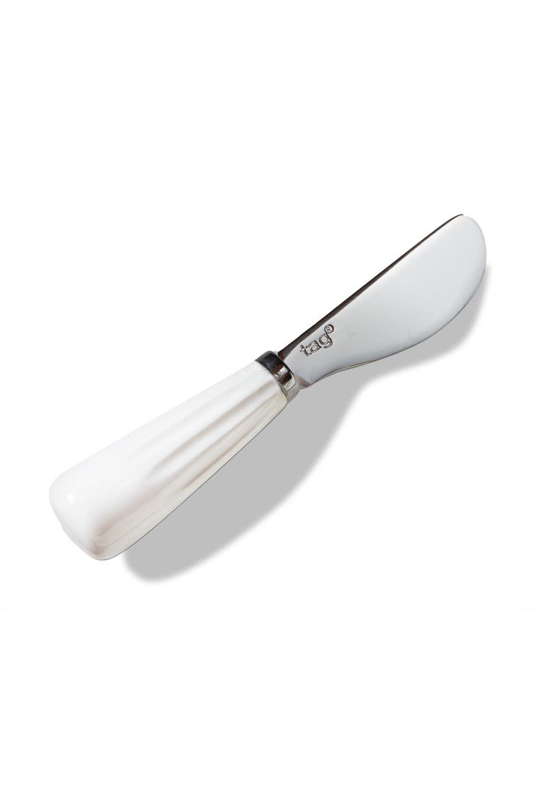 Vista Spreader White Earthenware Everyday, Main, color, White