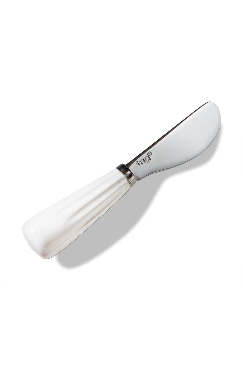 tag Vista Spreader White Earthenware Everyday, Main, color, White