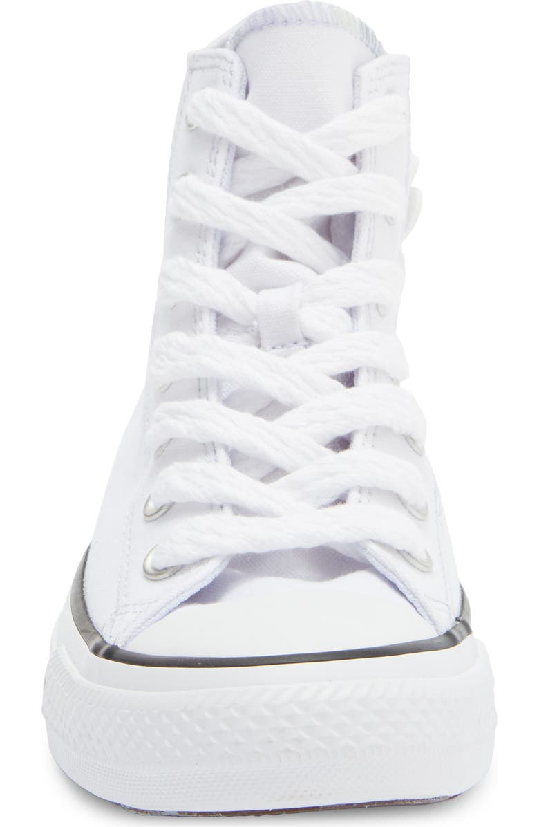 Converse Chuck Taylor<sup>®</sup> All Star<sup>®</sup> High Top Sneaker, Alternate, color, White/ Blueberry Ice