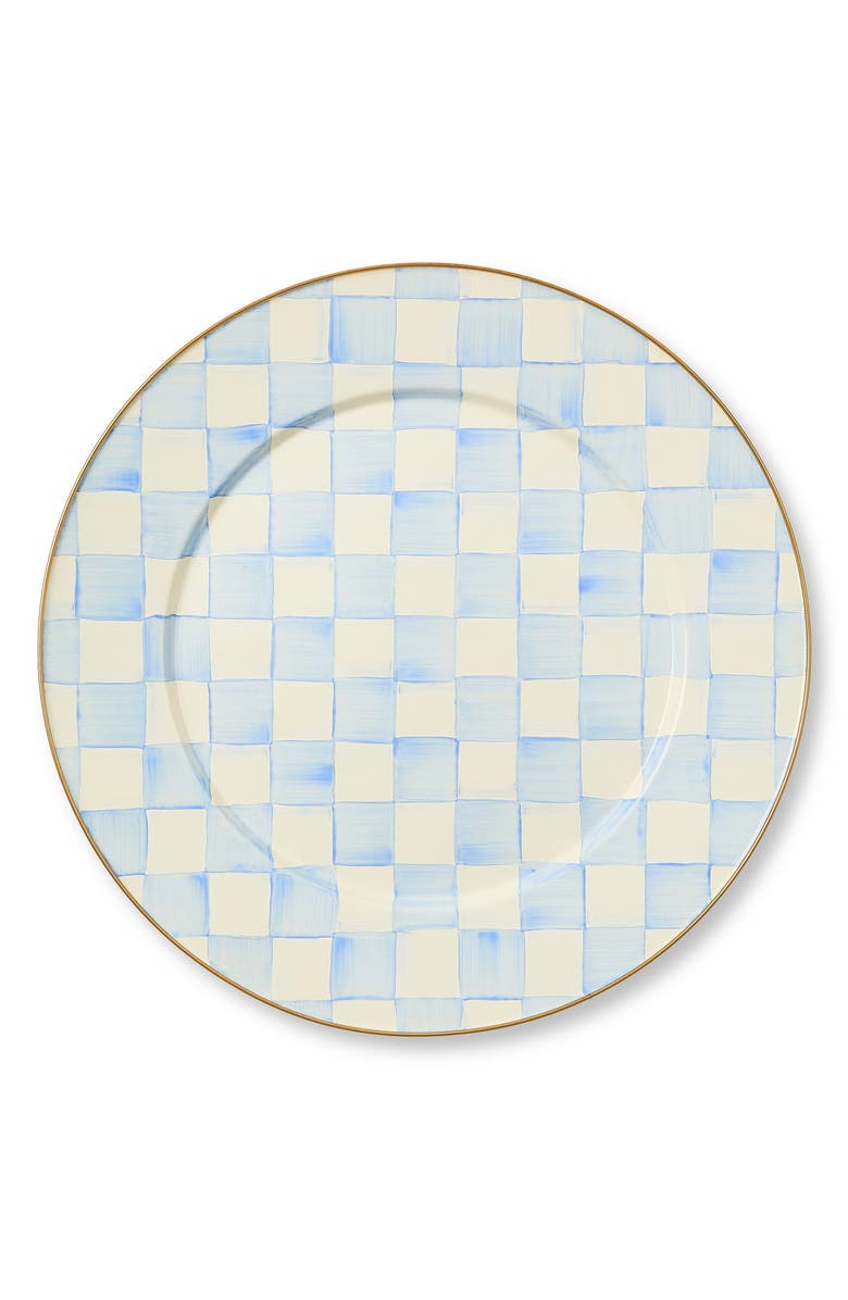 MACKENZIE CHILDS Sky Check Serving Platter, Main, color, Sky Check