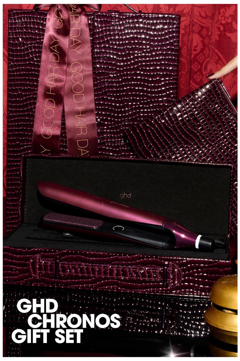 アクセサリー GHD GN204S ghd Chronos Styler 1-Inch Flat Iron Gift Set in Cherry Chic