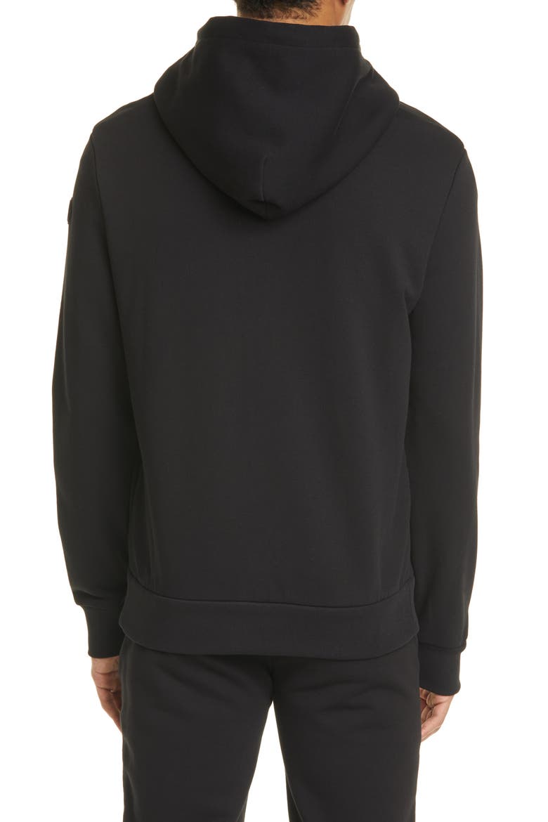 Zip Hoodie, Alternate, color, BLACK