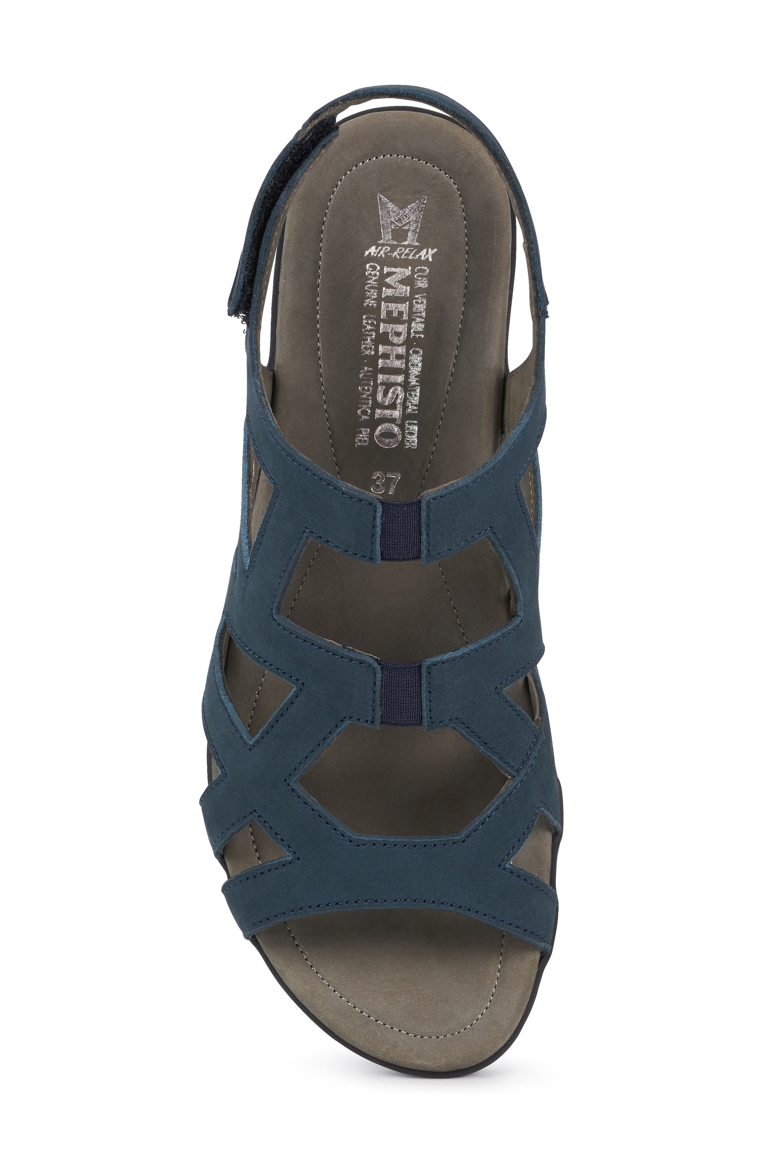Pamela Sandal, Alternate, color, NAVY NUBUCK