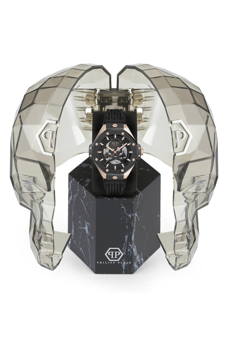 PHILIPP PLEIN Skeleton Royal Bracelet Watch, 46mm, Alternate, color, Two Tone