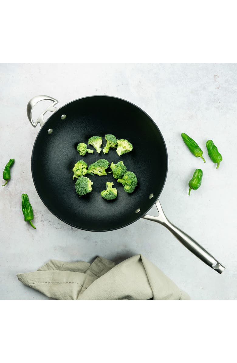 Scanpan CS+ 12.5-Inch Nonstick Wok, Alternate, color, Silver