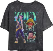 KPop Demon Hunters Junior's KPop Demon Hunters Zoey Pop Idol Stars Logo  Graphic T-Shirt
