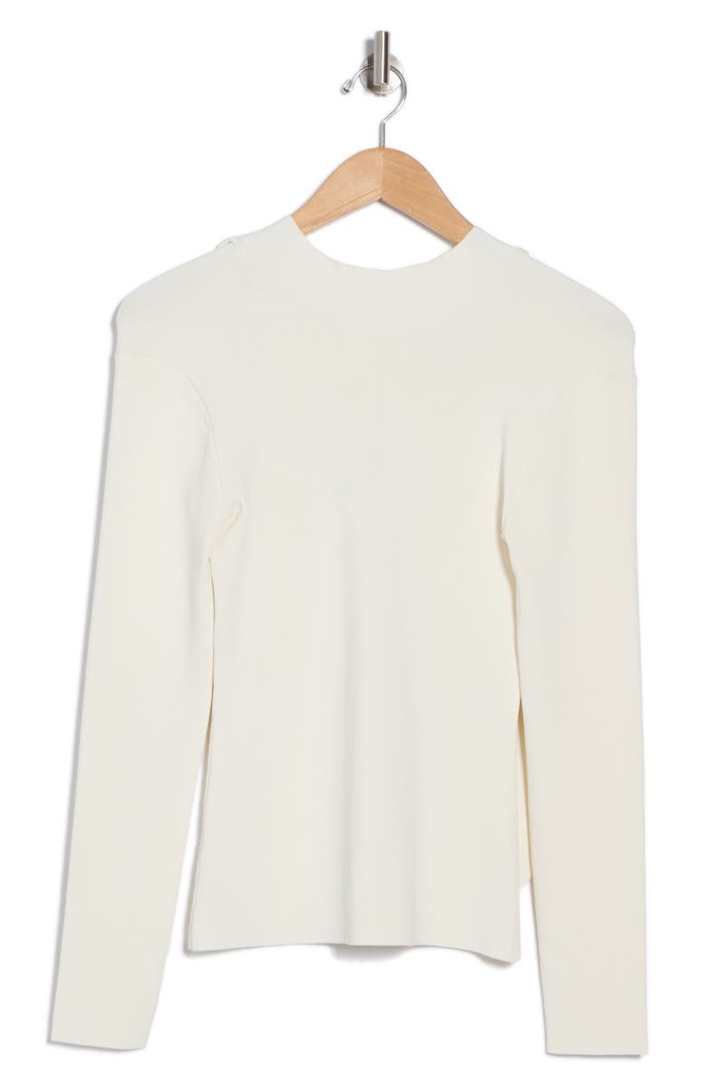 BCBGMAXAZRIA Knit Sweater, Alternate, color, Gardenia