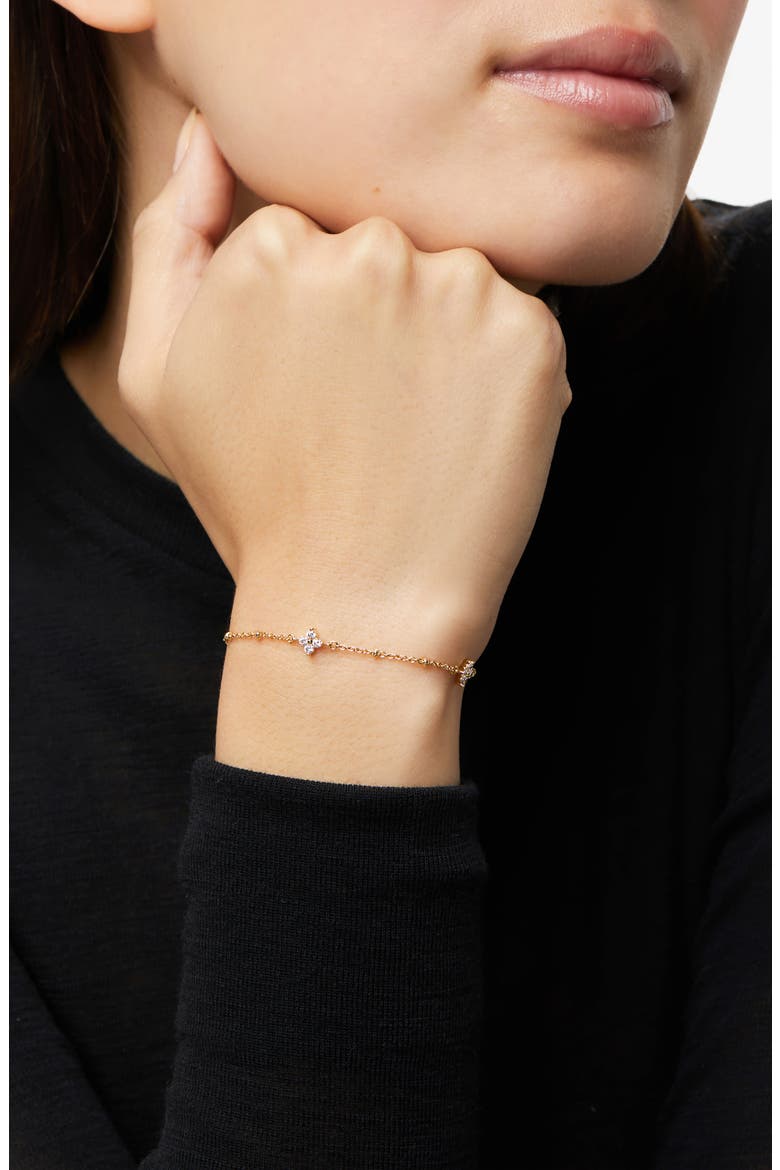 Lucy Star Station Bracelet, Alternate, color, GOLD / CLEAR