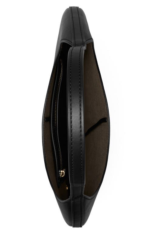 Tory Burch Pierced Shoulder Bag In Black