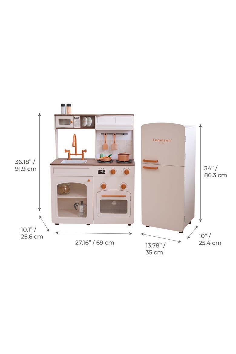 Little Chef Normandie Play Kitchen & Accessories, Alternate, color, WHITE