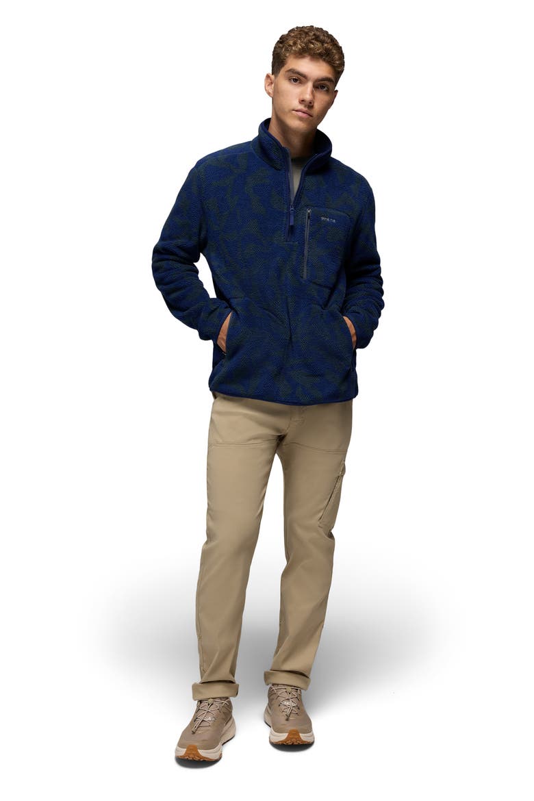 Tuff Fluff Fleece Half Zip Pullover, Alternate, color, CAPULET BLUE FREESTYLE