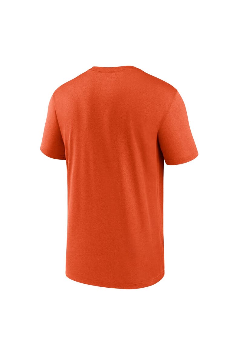 Men's Nike Orange Chicago Bears Primetime Legend Wordmark Performance T-Shirt, Alternate, color, Orange