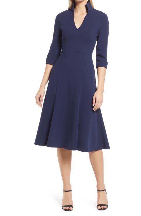 Kensington Fit & Flare Midi Dress