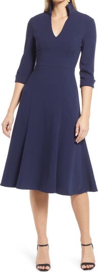 Likely Kensington Fit and cheapest Flare Cutout Midi Dress