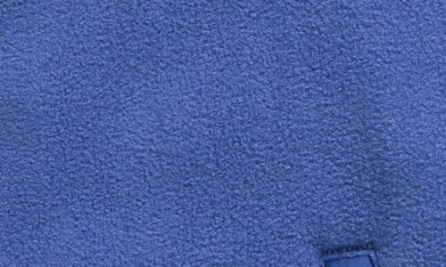 Save The Duck Kids' Neville Water Resistant Fleece Zip Hoodie In Eclipse Blue