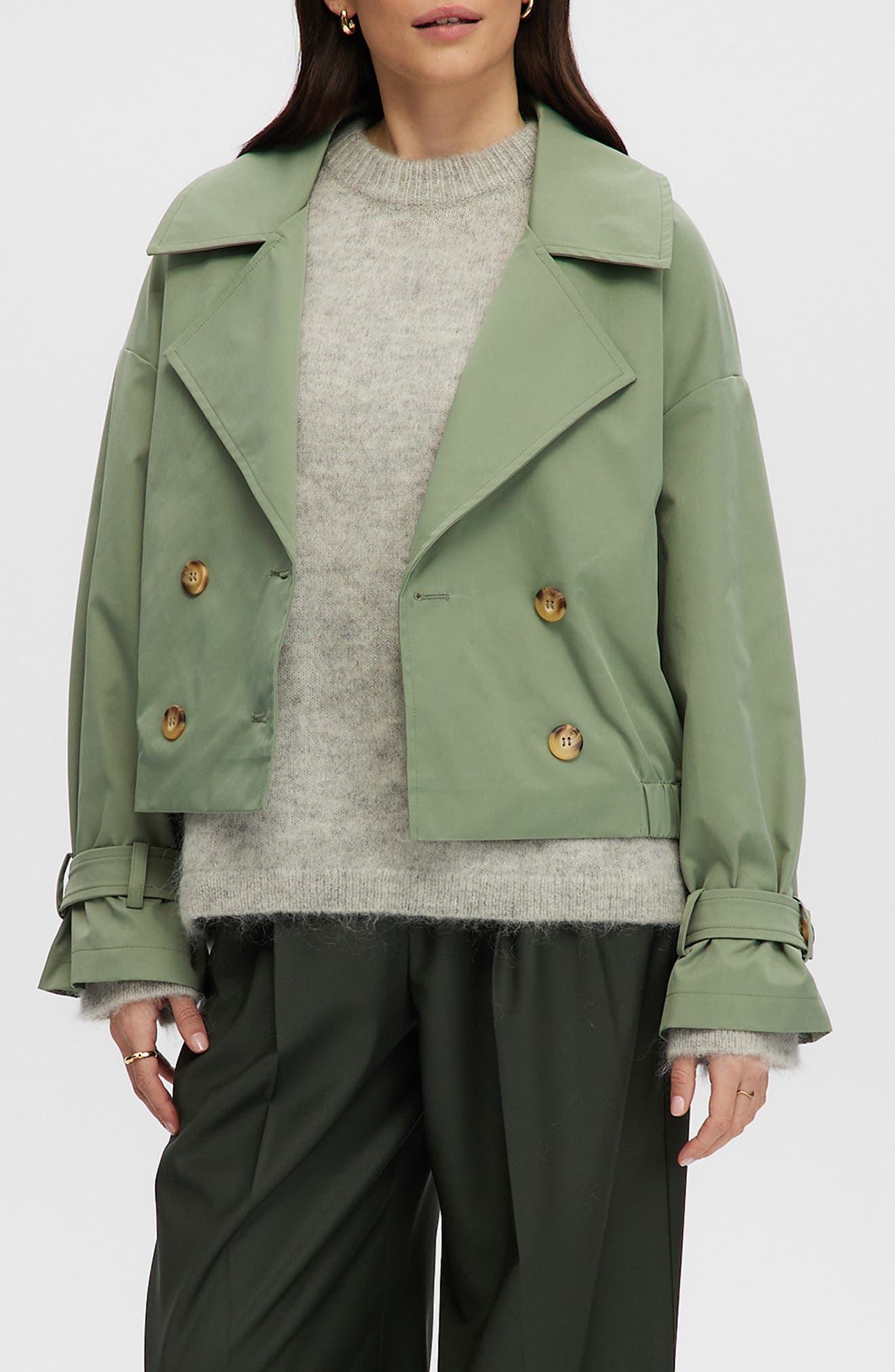 Short Trench Coat - image 3