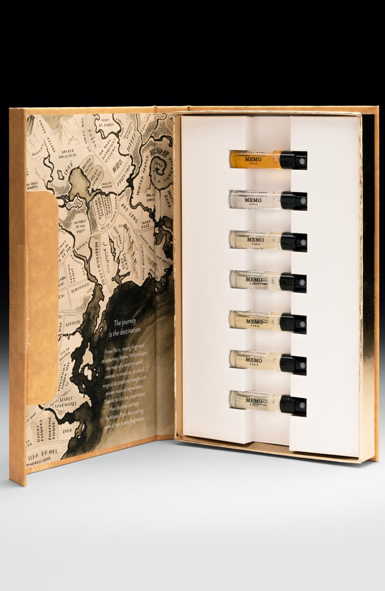 MEMO PARIS Journey Book Eau de Parfum 7-Piece Discovery Set $40 Value, Alternate, color, 