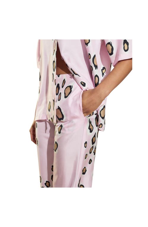 Cynthia Rowley Amalfi Flare Pant In Pink