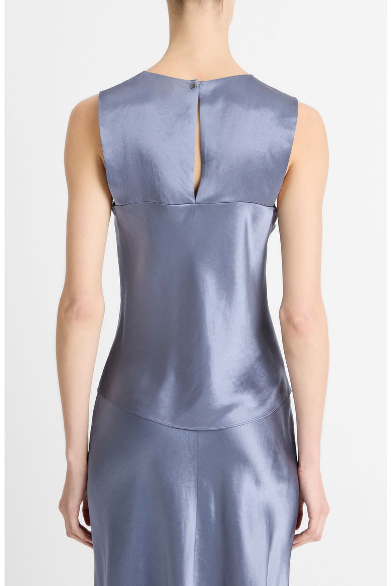 Naia™ Sleeveless Satin Shell, Alternate, color, MAUVE THISTLE