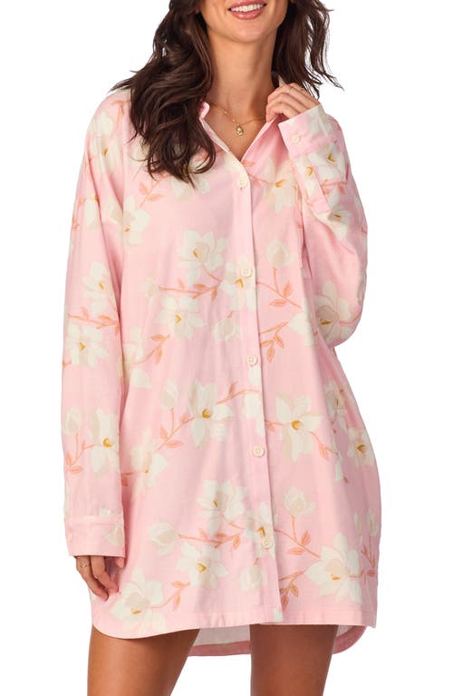 BedHead Pajamas Organic Cotton Sleepshirt in Magnolia Blossom 