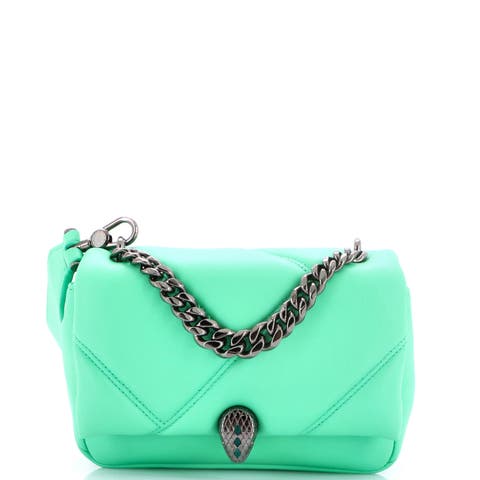 Serpenti Cabochon Shoulder Bag Diagonal Quilted Leather Mini